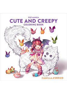Pop Manga Cute and Creepy Coloring Book