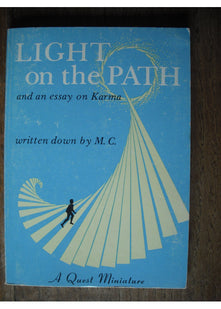 Light on the Path: and an essay on Karma