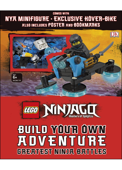 LEGO NINJAGO Build Your Own Adventure Greatest Ninja Battles: with Nya minifigure and exclusive Hover-Bike model (LEGO Build Your Own Adventure)