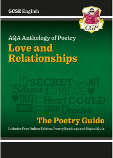 GCSE English AQA Poetry Guide - Love & Relationships Anthology inc. Online Edn, Audio & Quizzes: for the 2026 and 2027 exams (CGP AQA GCSE Poetry)
