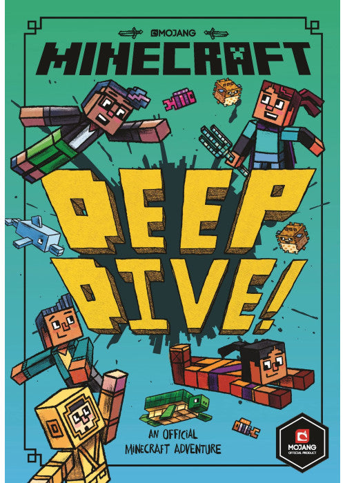 Minecraft: Deep Dive: Official illustrated LitRPG children’s gaming fiction – perfect for fans of A Minecraft Movie and kids aged 6, 7, 8 & 9!: Book 3 (Woodsword Chronicles)