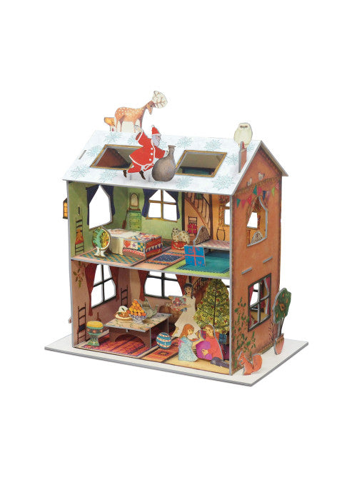 Roger la Borde The Night Before Christmas House Pop and Slot Advent