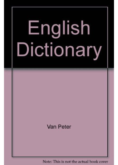 ENGLISH DICTIONARY LARGE