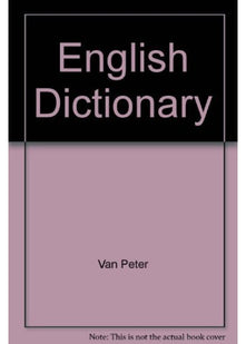 ENGLISH DICTIONARY LARGE