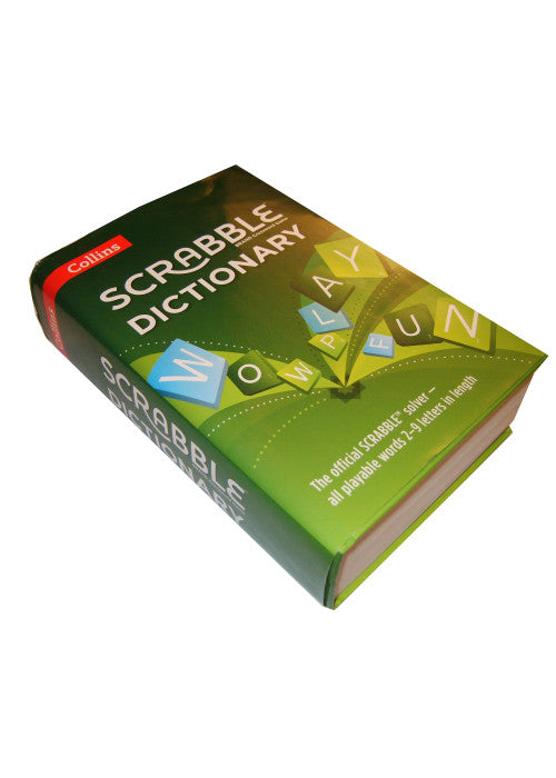 COLLINS SCRABBLE DICTIONARY - 2014 EDITION - HARDBACK - 885 PAGES