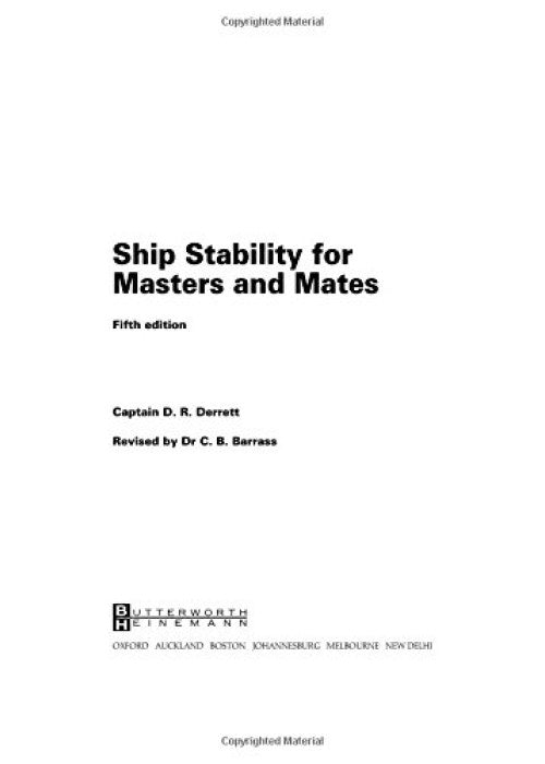 Ship Stability for Masters and Mates