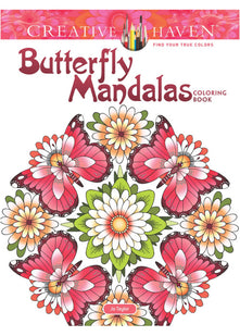 Creative Haven Butterfly Mandalas Coloring Book
