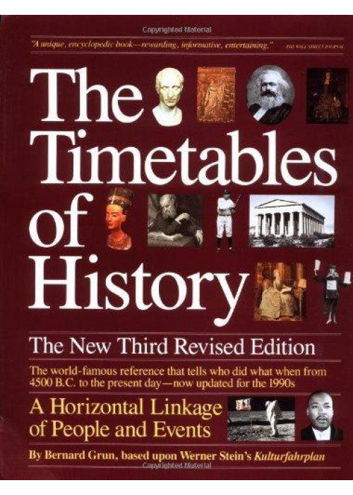The Timetables of History: A Horizontal Linkage of People and Events