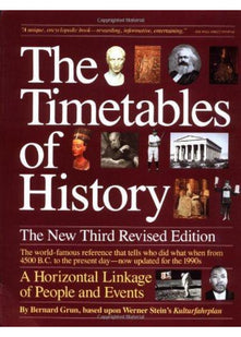 The Timetables of History: A Horizontal Linkage of People and Events