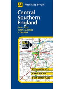 Central Southern England: No. 2 (AA Road Map Britain)