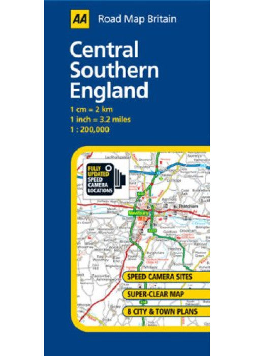 Central Southern England: No. 2 (AA Road Map Britain)