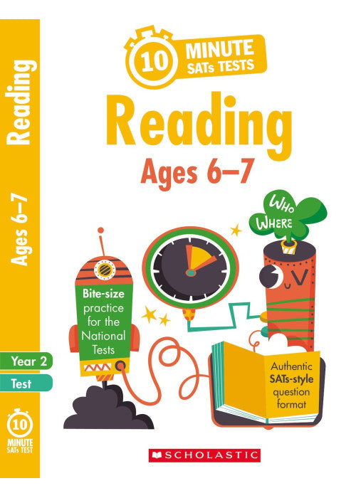 Quick test reading activities for children ages 6-7 (Year 2). Perfect for Home Learning. (10 Minute SATs Tests)