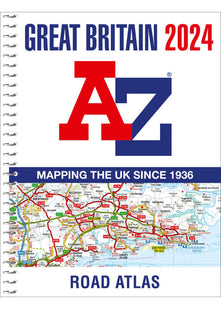Great Britain A-Z Road Atlas 2024 (A4 Spiral)