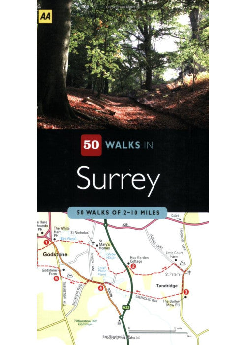 Surrey (AA 50 Walks Series)