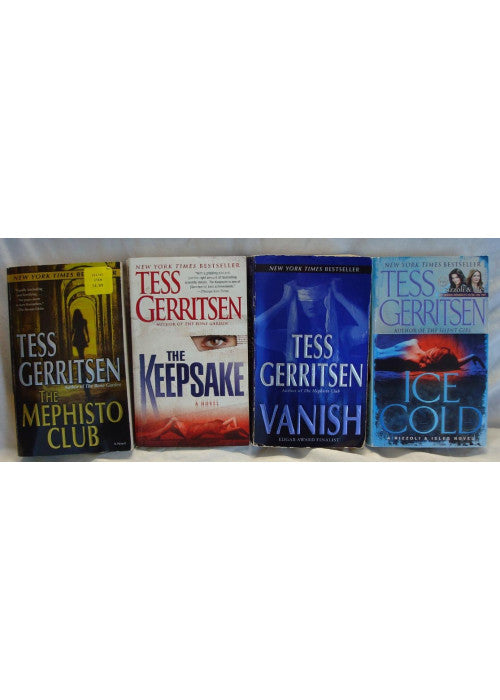 Four By Tess Gerritsen Rizzoli and Isles, Vanish, The Mephisto Club, The Keepsa