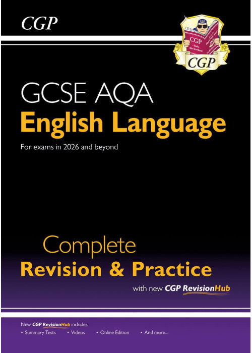 New GCSE English Language AQA Complete Revision & Practice with CGP RevisionHub: for exams from 2026