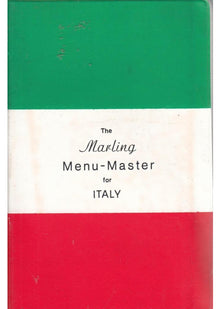 Menu Master for Italy (Marling menu masters series)