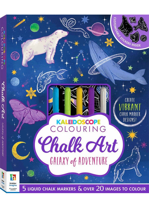 Kaleidoscope Colouring Chalk Art Galaxy of Adventure