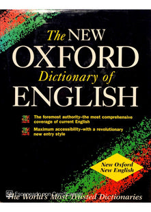 The New Oxford Dictionary of English