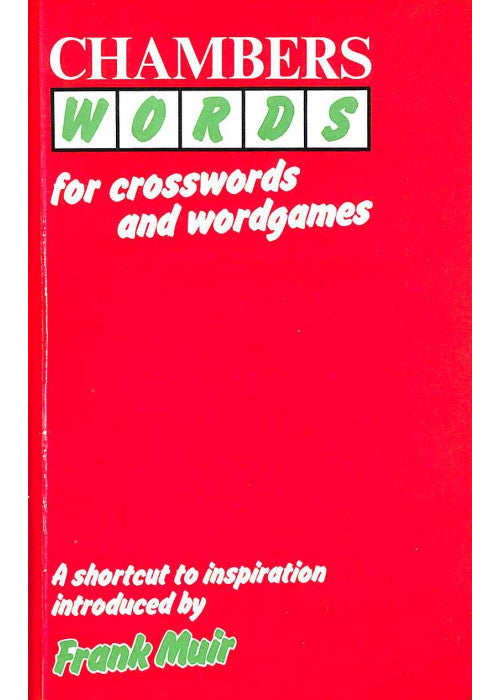 Chambers Words for Crosswords and Wordgames