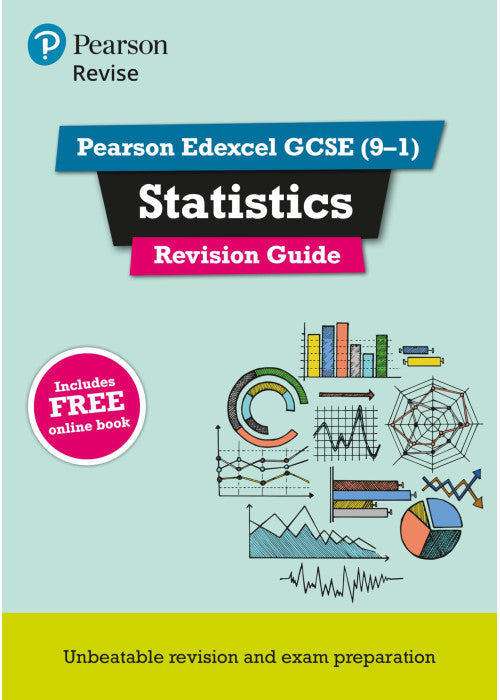 Pearson REVISE Edexcel GCSE Statistics Revision Guide incl. online revision, quizzes and videos - for 2026, 2027 exams