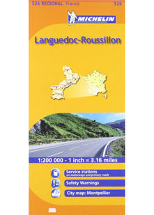 Michelin Maps: Michelin Map 526 Languedoc Roussillon