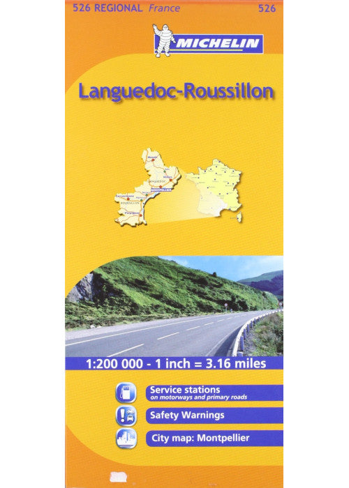 Michelin Maps: Michelin Map 526 Languedoc Roussillon