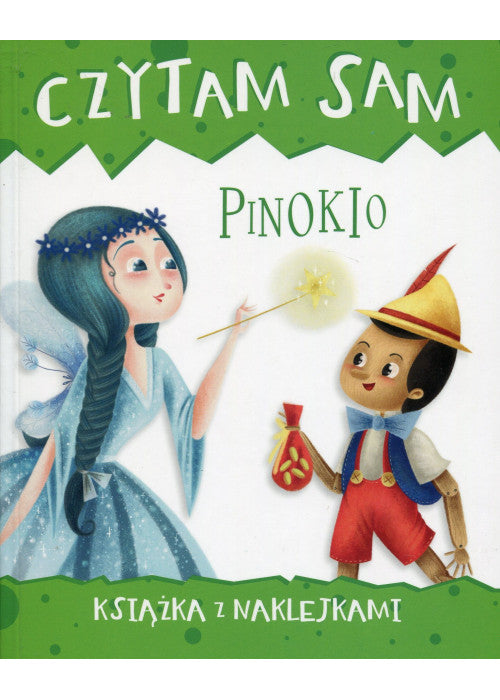 Czytam sam Pinokio Książka z naklejkami