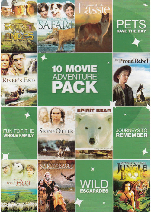 10-Movie Family Adventure Pack 1 [DVD] [Region 1] [US Import] [NTSC]