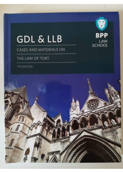 GDL & LLB cases and materials on the law of tort 7th edition