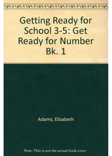 Get Ready for Number (Bk. 1) (Getting Ready for School 3-5)