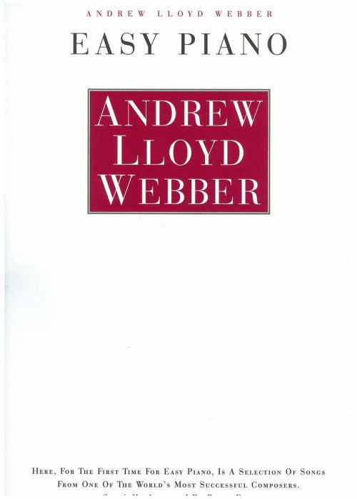 Andrew Lloyd Webber: Easy Piano