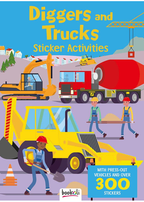 Diggers and Trucks: Sticker Activity (Classic CSA - Vehicles)