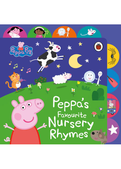 Peppa Pig: Peppa’s Favourite Nursery Rhymes: Tabbed Board Book