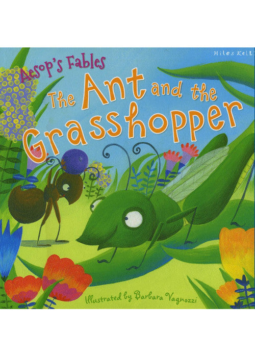 Aesop's Fables The Ant and the Grasshopper Picture Book for 2 Years Olds to 6 Year Olds