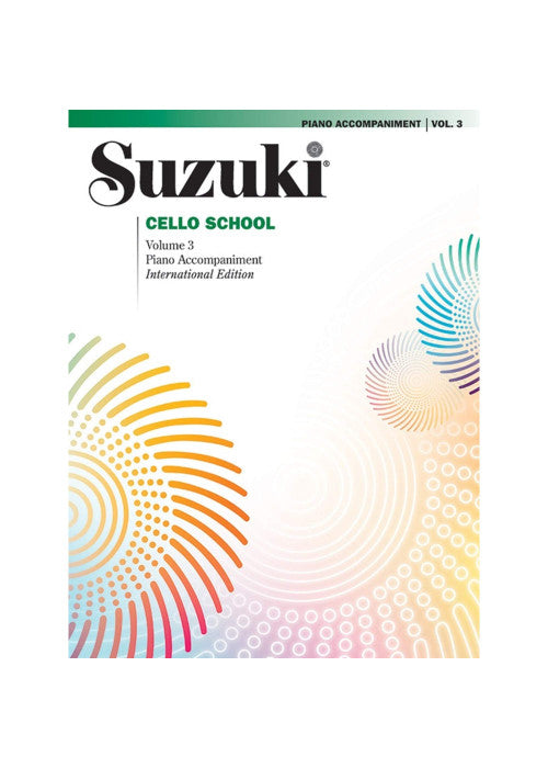 Alfred Suzuki Cello School Piano Accompaniment Volume 3 Book