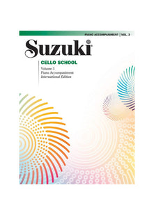Alfred Suzuki Cello School Piano Accompaniment Volume 3 Book