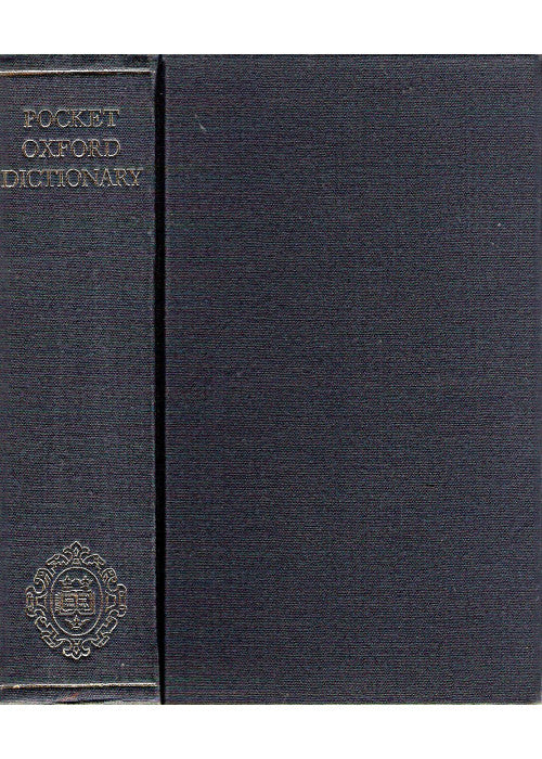 Pocket Oxford Dictionary of Current English