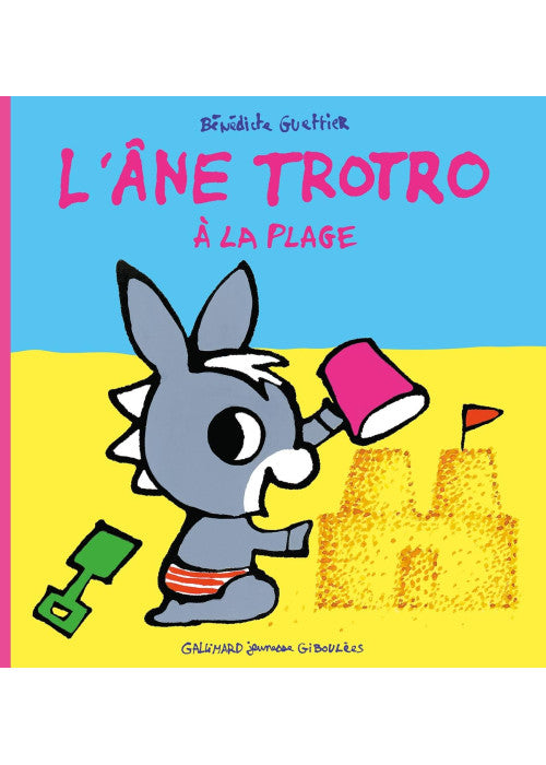 Trotro et Zaza: L'ane Trotro a la plage