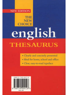 The New Choice English Thesaurus