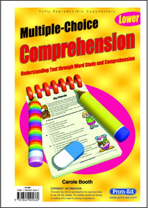 Lower (Multiple Choice Comprehension: Understanding Text Through Word Study and Comprehension)