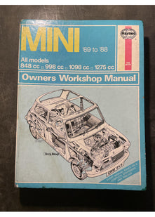 Mini Owner's Workshop Manual: 1959-1969 All Models 848cc, 970cc, 997cc, 998cc, 1071cc, 1275cc (Service & repair manuals)